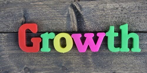 Growth on wooden table
